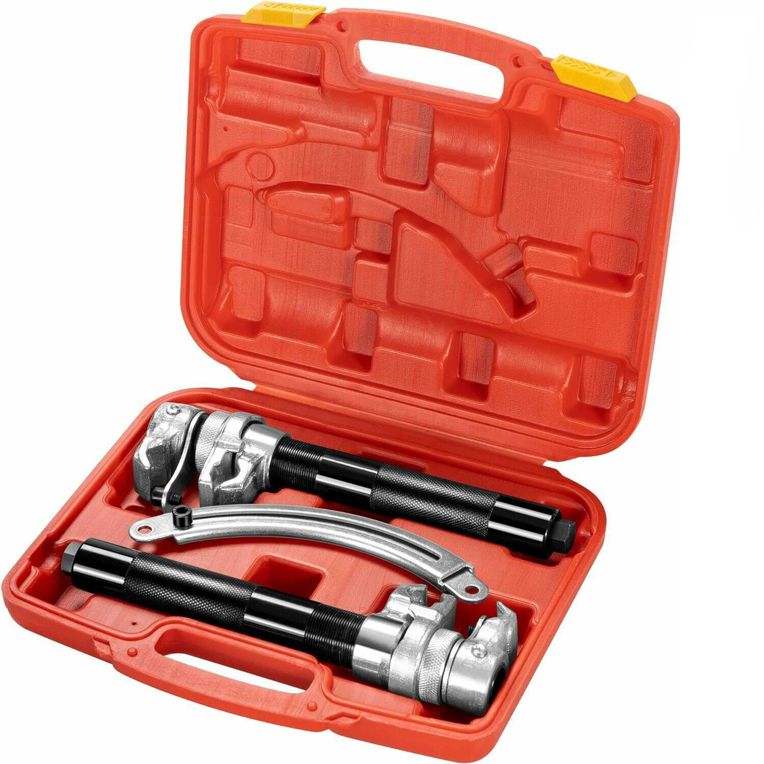 Inside Spring Compressor Tool VIVOHOME Steel Coil Spring Compressor Tool with Safety Bracket and Adj