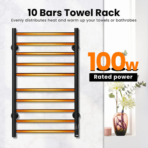 VIVOHOME Electric Heated Towel Rack for Bathroom