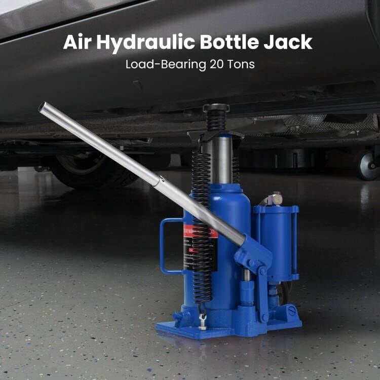 SPECSTAR Air Hydraulic Bottle Jack with Manual Hand Pump