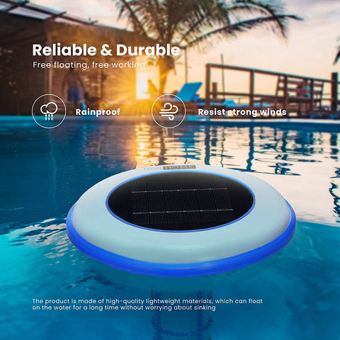 VIVOHOME Solar Pool Ionizer Chlorine-Free Sun Shock & Water Purifier Automatic Pool Cleaner